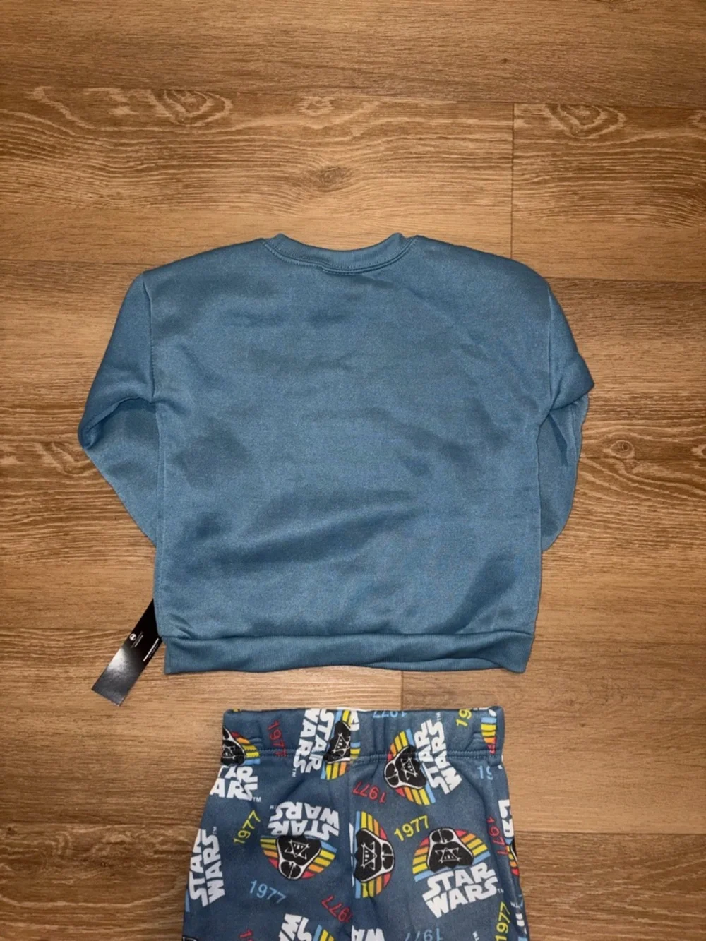 Star Wars 2 Pc Set Kids Size 5 Darth Vader 1977 Retro Sweatshirt Jogger New